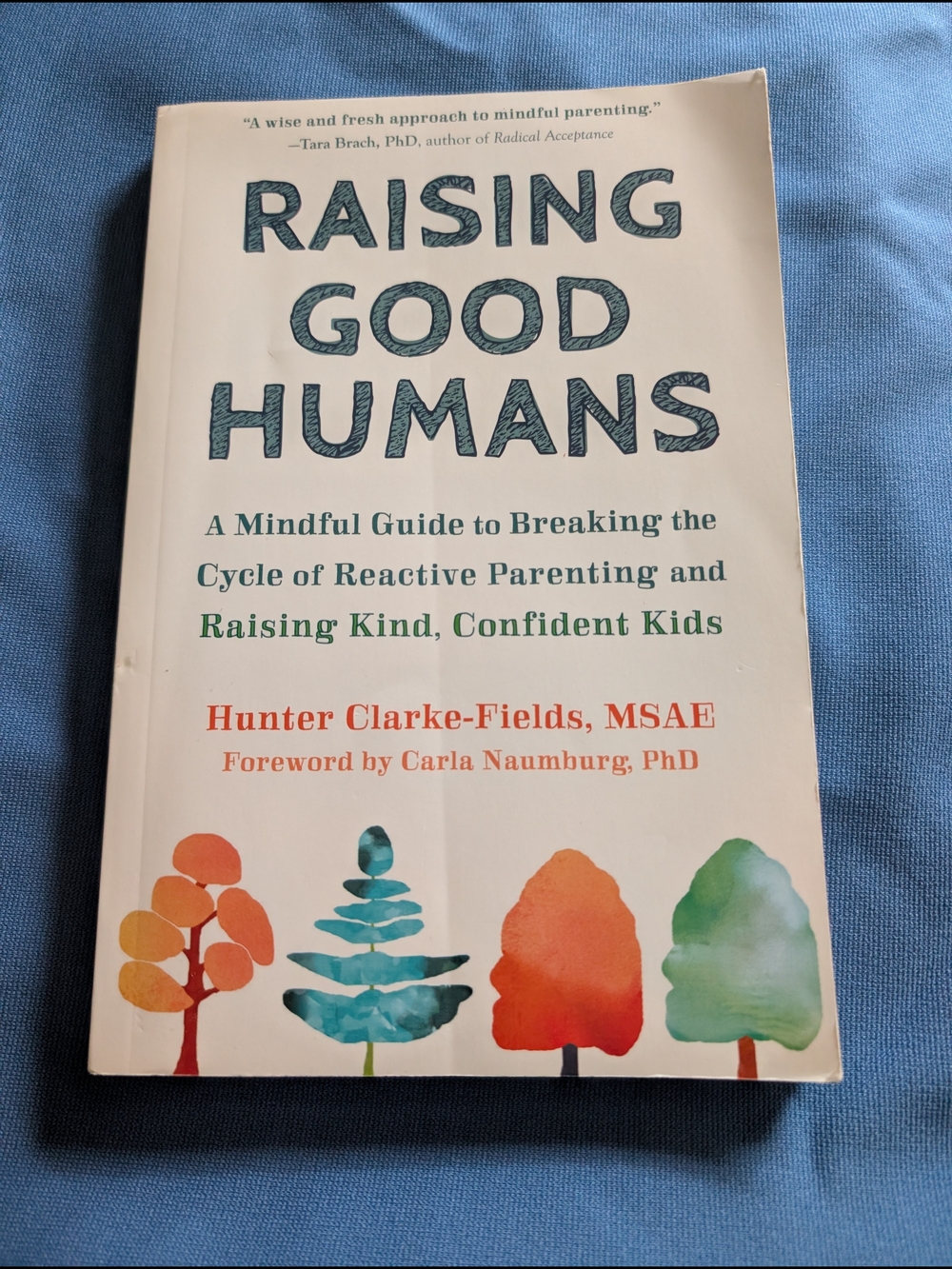Raising Good Humans by Hunter Clarke-Fields - White/Cream Cover